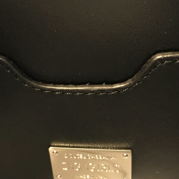 Dolce&Gabbana Black Patent Leather Crystal Bag - Picture 3 of 5